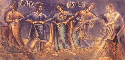 greek dancers