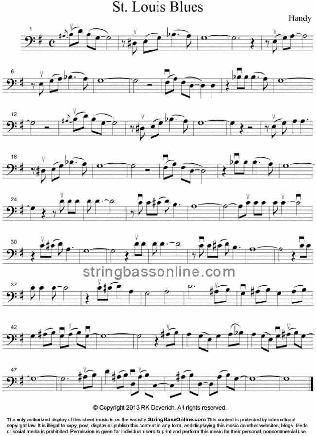 St. Louis blues / [sheet music]:Print Material Description